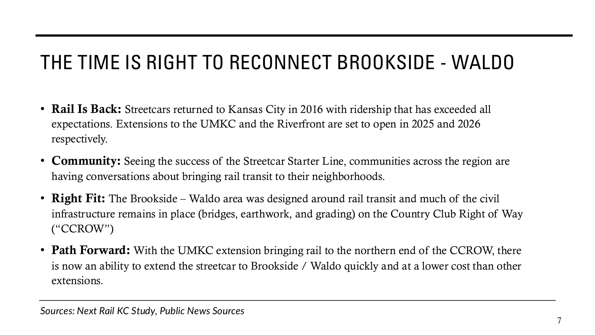 Brookside and Waldo Rail Proposal PDF page 7