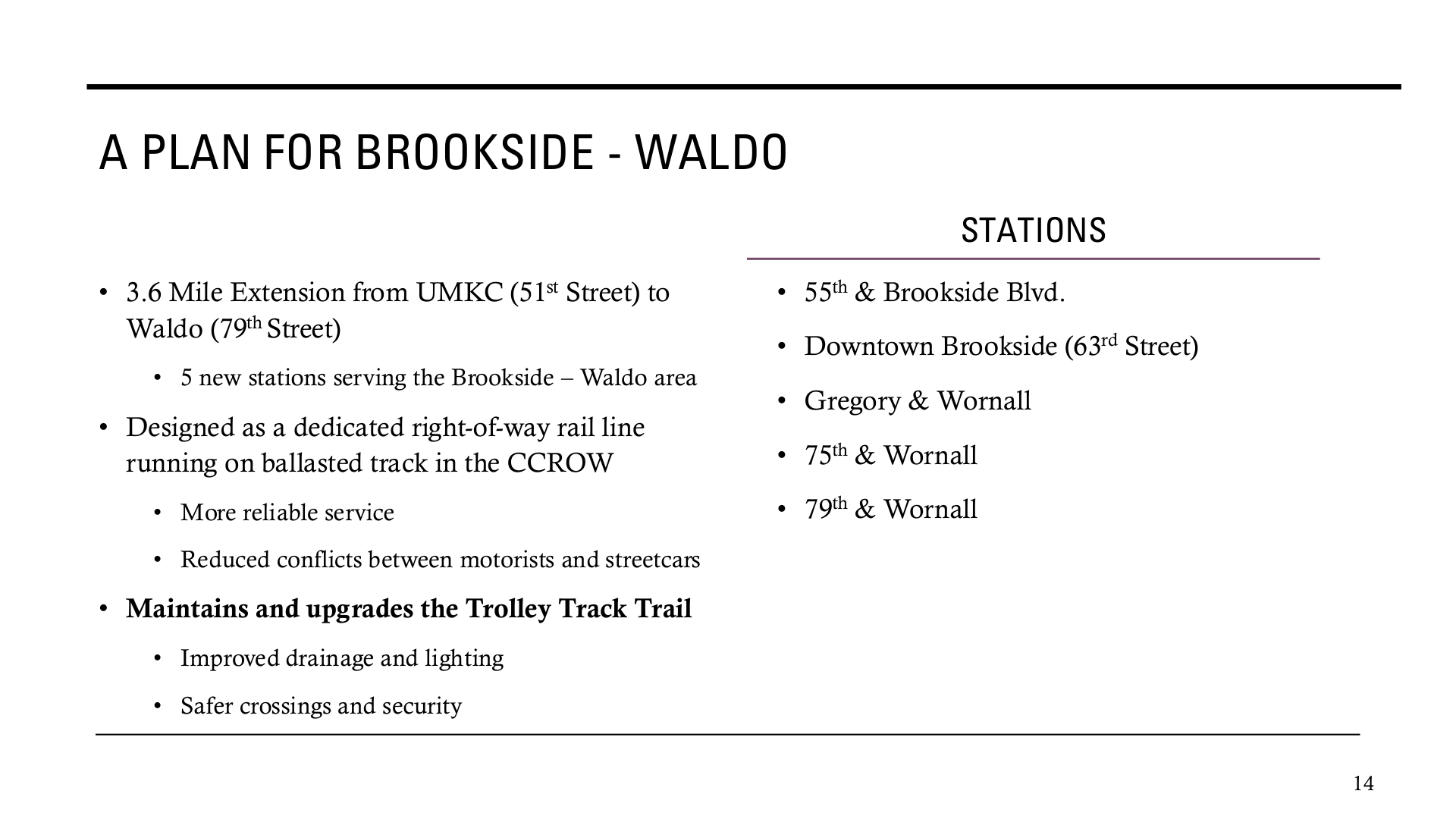 Brookside and Waldo Rail Proposal PDF page 14