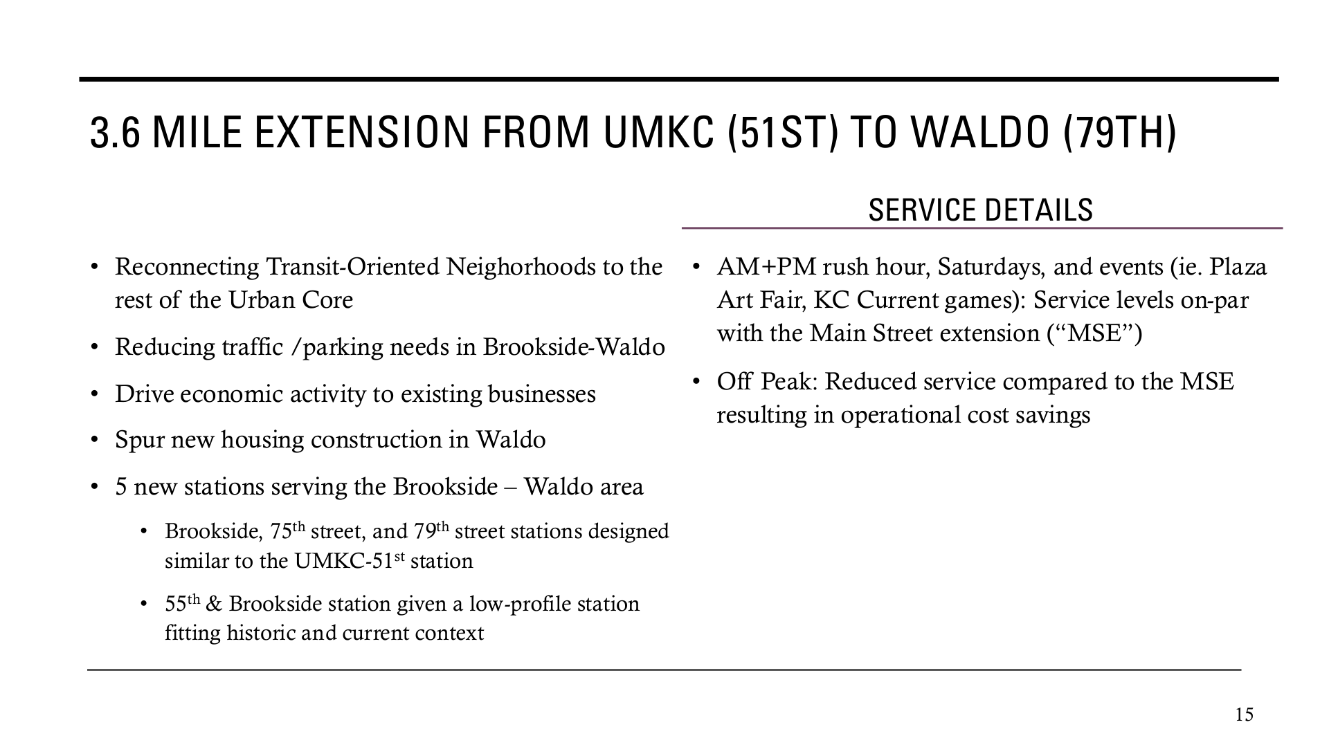 Brookside and Waldo Rail Proposal PDF page 15